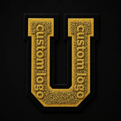 Chenille Letter Patches Iron on Sew on Custom Alphabet Custom Logo for Jacket Uniform Sweater Personalized OEM Factory Wholesale