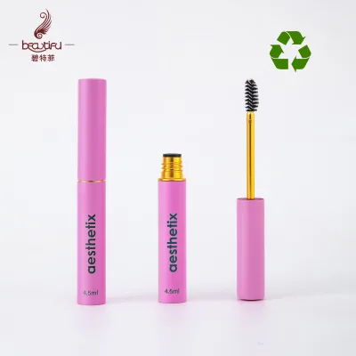 Empty 4.5ml Pink Environmentally Friendly All-aluminum Eyebrow Dye Tube