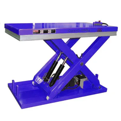 DAAILIFT Electronic Hydraulic Scissors Lift Table Pump Jack Scaffold System 3000kg Load Capacity 1000x1200mm Platform China