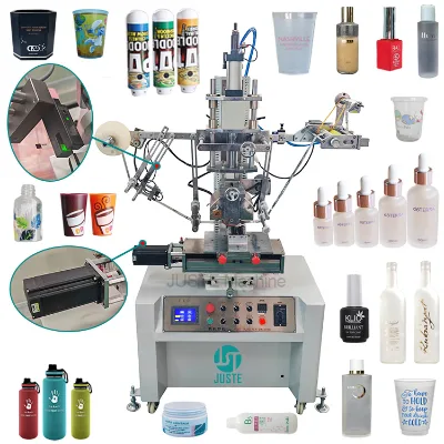 Automatic Heat Transfer Machine Tyre Hot Foil Stamping Machine for Large Size Item Paper Plastic Lipstick Ldpe Soft Tube Crate