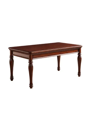 New American Neoclassical Gold-Thread Teak Solid Wood Dining Table and Chair Set with Disassembly & Assembly Home Furniture