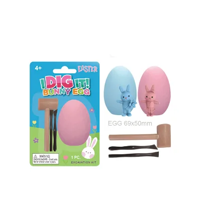 Excavation Kit Educational Toys Children's Dig And Discover Rabbit Bunny Eggs Dig Kit For Kids