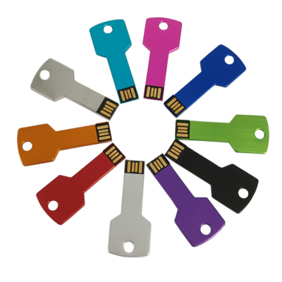 1GB 2GB 4GB Metal Key Memorias Usb Pendrive 64GB 32GB 16GB 8GB Pen Drive Gift Key Shape Memory Flash Drive Usb Stick