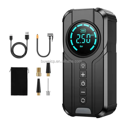 Portable Tire Inflator Air Compressor Faster Inflation, Single Cylinder Electric Cordless 150PSI Air Pump for Any Air Products
