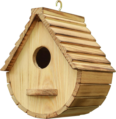 Outdoor Bird Houses Natural Wooden Bird House for Outside