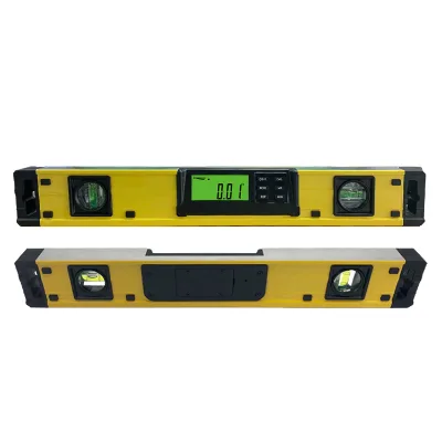 IP54 450mm/17.7In LCD Display Digital Level With 2 Bubble Magnetic Base Level Instrument Aluminium Construction Spirit Level