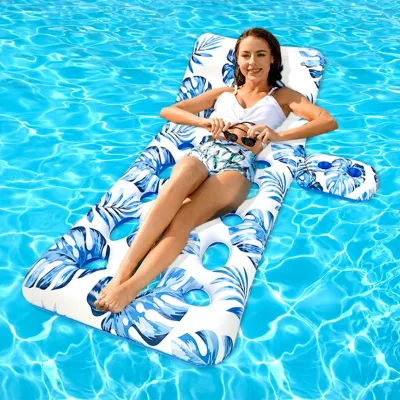 Cool pool floats swimming pool floats fun pool lounger floaty floating luxuries kai shelf lounger lake floats for adults