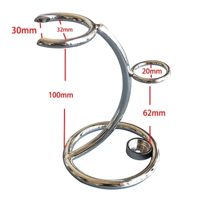 High Quality Steel & Stainless Steel Shaving Stand for Face Care Bathroom Stand Razor Case Compatible Shaving Sets
