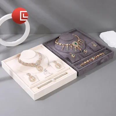 Modular All-Category Jewelry Stand | Velvet Trays & Multi-Purpose Rack for Rings to Necklaces, Customizable Store Display