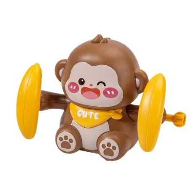 New Classic Wind up Flipping Dancing Animal Toy Wind-up Rolling Monkey Toys