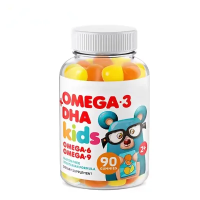 Biocaro OEM Private Label Omega 3 Gummies for Children with Omega 3 DHA Kids Big Imagination Filling Heart and Vision Support