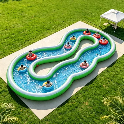 New Design Inflatable Lazy River Pool Water Park for Drift Anytime