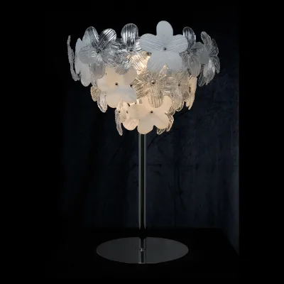 Latest Fresh Style Flower-shape LED Table Centerpiece for Wedding Decor with Multiple Flower Colors Available