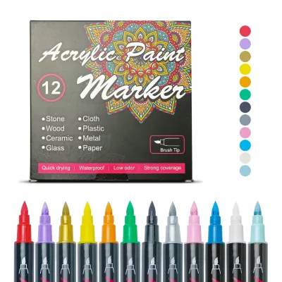 Temporary Body Paint Pens for DIY Water-based Skin Markers, Temporary Tattoos
