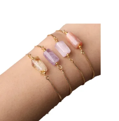 Fancy Day Wholesale Fashion Exquisite Jewelry Natural Crystal Beads Adjustable Designer Bangles Bracelets