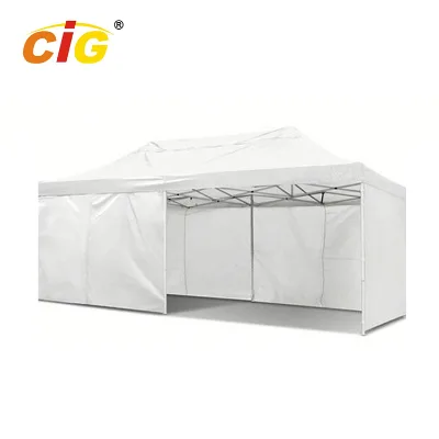Economical New Design Large Steel Folding Wedding 6X3m Custom Gazebo Tent for Outdoor Events