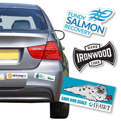 UV Coated Strong Adhesive Vinyl Car Bumper Sticker Custom Permanent Logo Sticker Transfer Stickers Window Decals