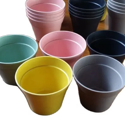 Eco-friendly Portable Bamboo Fiber Flower Pot Plant Biodegradable Kids Adult Jiangsu