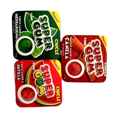 Smile Chewing Gum Sweet Candyconfec Packing Bottle with Cheap Price Chewing Gum Bulk Fruity Factory Goma De Mascar