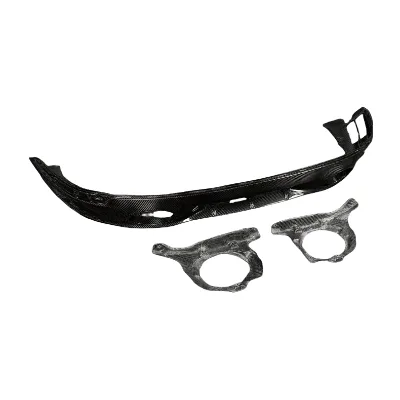 Car Body Kits Parts Dry Carbon Fiber Rear Bumper Splitter for 911 992 S Sport Style Diffuser Lip