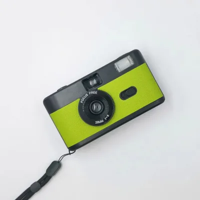 Vintage Point Shoot Non Disposable Film Camera Custom 35mm Flash Reusable Film Camera for Kodak Fuji Films