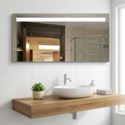 Large Home Decor Smart Front-lit LED Dressing Mirror Rectangular Dimmable Fashion Shop Fitting Room Full Body Mirror