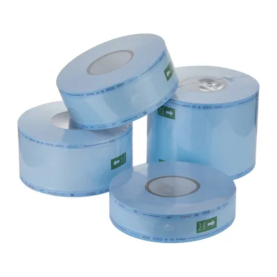 Dental Reels Heat Sealing Sterilization Pouch Roll Flat Sterilization Rolls for 10cm