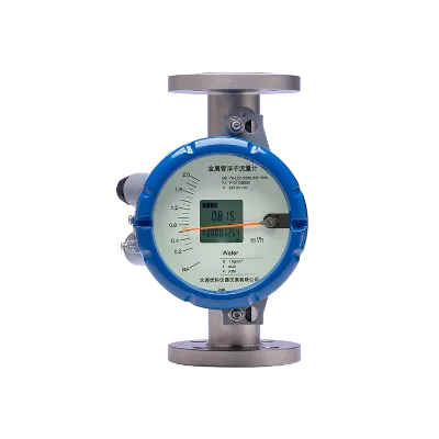 Digital Anti-Corrosion Pipe Flow Meter Metal Tube Float with LCD Display Thread Connection for Liquid Gas Air Water Oil Medium