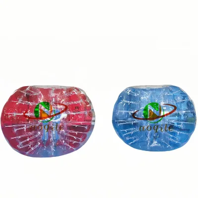 Customized Size Red Blue Yellow Inflatable PVC TPU Adult Bumper Bubble Ball Inflatable Bumper Ball for Football Game