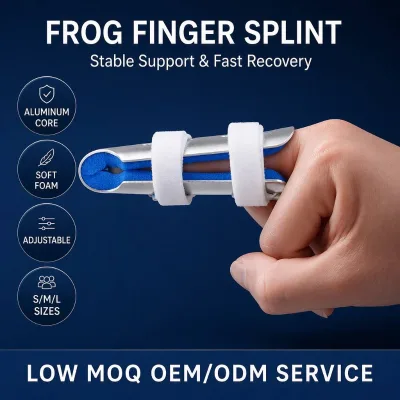 Supplier OEM/ODM Available Adjustable Finger Splint Brace for Joint Fixation | Orthopedic Support