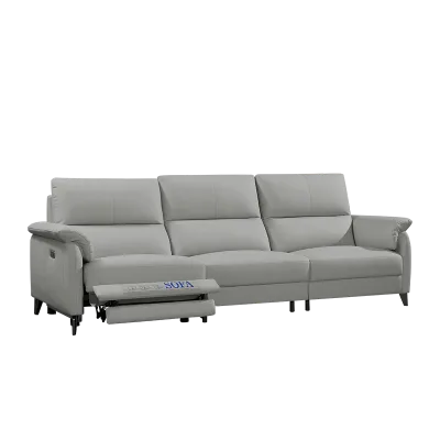 3 Seats Relax Customized Leather Living Room Recliner Sofa Set