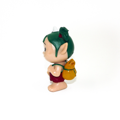Custom Cartoon Pvc Backpack Girl Figure Toy for Movie Promotion