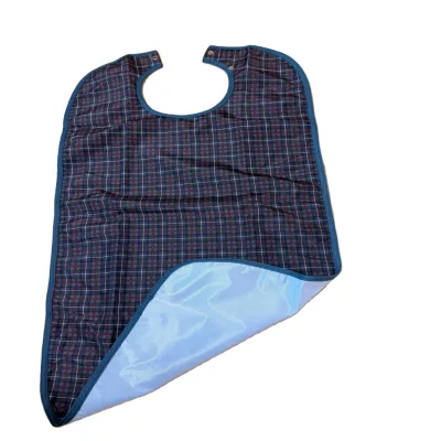 Dark Color 100% Polyester 3 Pack Adults Reusable Clothing Protector Washable Bibs
