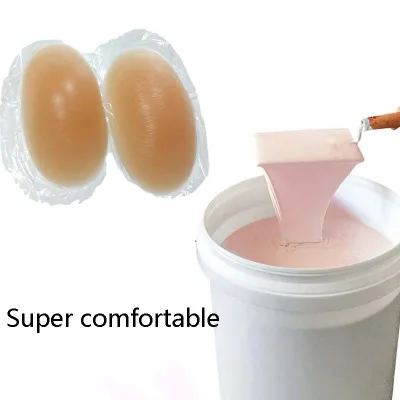 Soft RTV2 Liquid Silica Raw Material Molding Silicone Rubber for Human Body Life Casting with High Strength Transparent Grade
