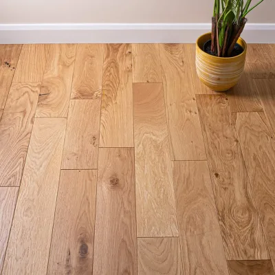 ISO9001 Multilayer Wire Brushed Grade ABC 3D Surface Click 12mm European White Oak Engineered Flooring with Leisurse Facilities
