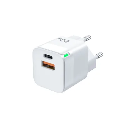 EU Portable 20W TYPE C Wall Charger Fast Mobile Charging Travel Adapter
