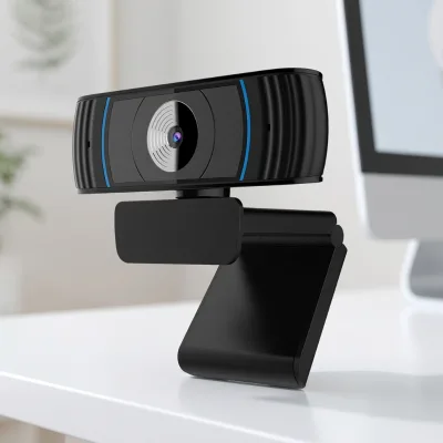 Auto Focus H.264 2MP Full-HD 1080P USB Web Camera 2x Digital Zoom 90 Degree Wide View Privacy Cover Tripod Omnidirectional Mic
