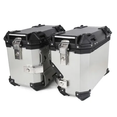 0031 Motorcycle Top Box Aluminum Motorcycle  Luggage Delivery Traffic Document Box Cycling Clothes