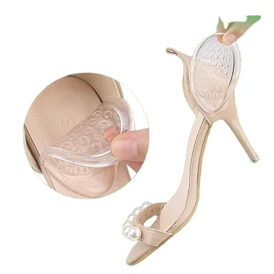 Spot Wholesale Female Gel Dot Rear Pad Forefoot Heel Dual-Purpose Insole Half Size