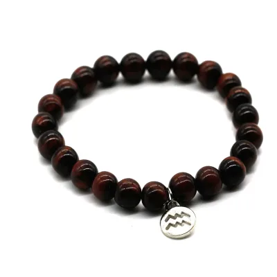 Constellations Bracelets Energy Healing Tiger Eye Bracelet Crystal Bead Bracelet for Women Men