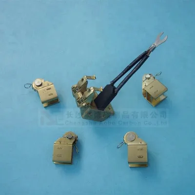 electric brush holder for D.C transfer