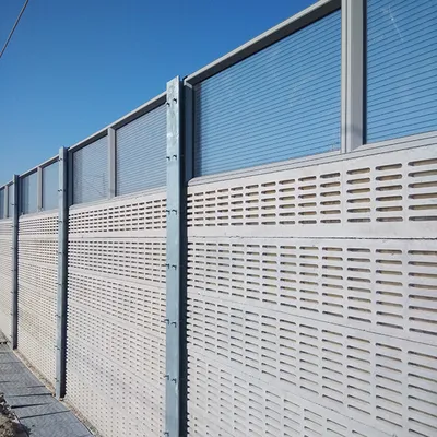 Acrylic Sheet Sound Barrier Fence Wall Noistop Barrier Acoustic Panel Use for Railway and Highway Outdoor Events