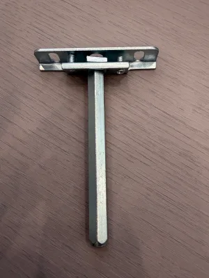 Zinc Plated T-Shaped Hidden Shelf Bracket, Concealed Floating Shelf Support
