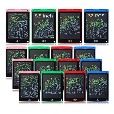 LCD Writing Tablet for Kids 8.5" Erasable Doodle Board-Bulk Colorful Educational Toy Birthday Christmas Gift for