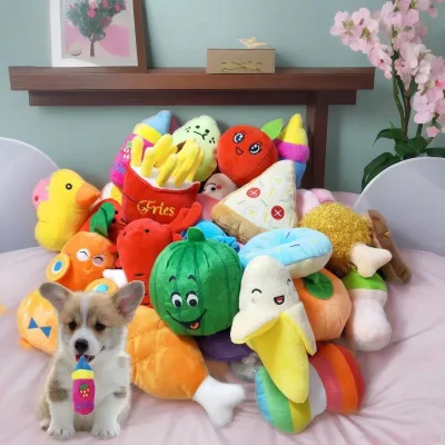 Plush Pet Toy cat Squishy Stress Relieving Toy Interactive cat Toys for Indoor Cats