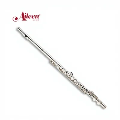 In-line Keys 16 Hole Silver Plated C Flute (FL4312S)