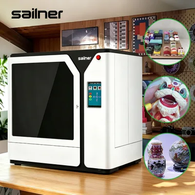 Desktop Silent 3D Printer With Auto Bed Leveling And Dual Extruder