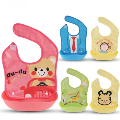 Soft Baby Bibs EVA Waterproof Infant Toddler Bibs