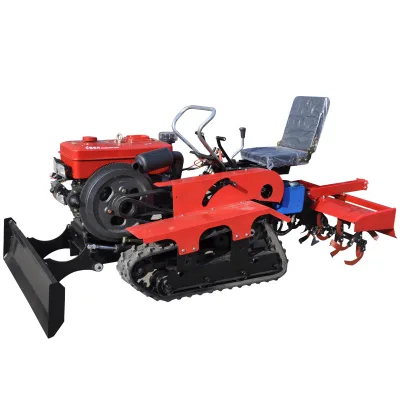 Rotary Tiller Micro-tiller 25/ 35/40 diesel Automatic Furrow Opener Ploughing Machine for Plowing  Ground Machine Manufacturer