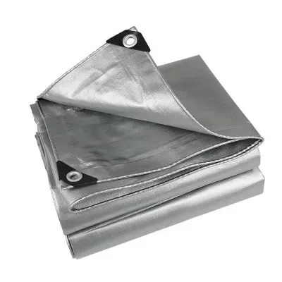 PE Plain Heavyweight Tear-Resistant Water Resistant Thermal Insulation Tarpaulin China Insulated Shade Mesh Curing Blanket